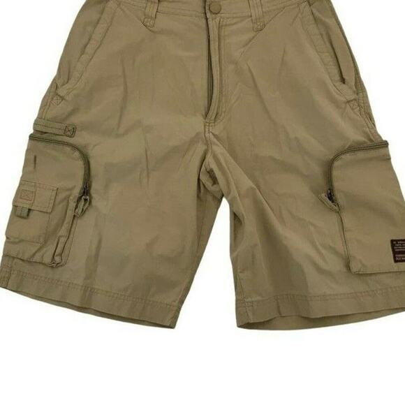 Old Navy Shorts Men Size 34 Outdoor Hiking Button Belted Zip Multi Pockets Cargo - Picture 7 of 11